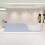 Rectangular Laminate Reception Desk