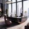 U-Shaped Office Desks in Luxe Design