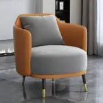 Artistic Style Leisure Reception Office Sofa Single Seat