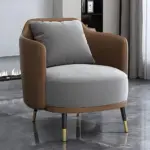 Artistic Style Leisure Reception Office Sofa Single Seat