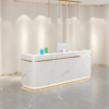 Corner Synthetic Laminate Reception Desk