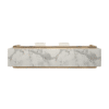 Elegant Marble Slab Counter for Beauty Salon & Bar