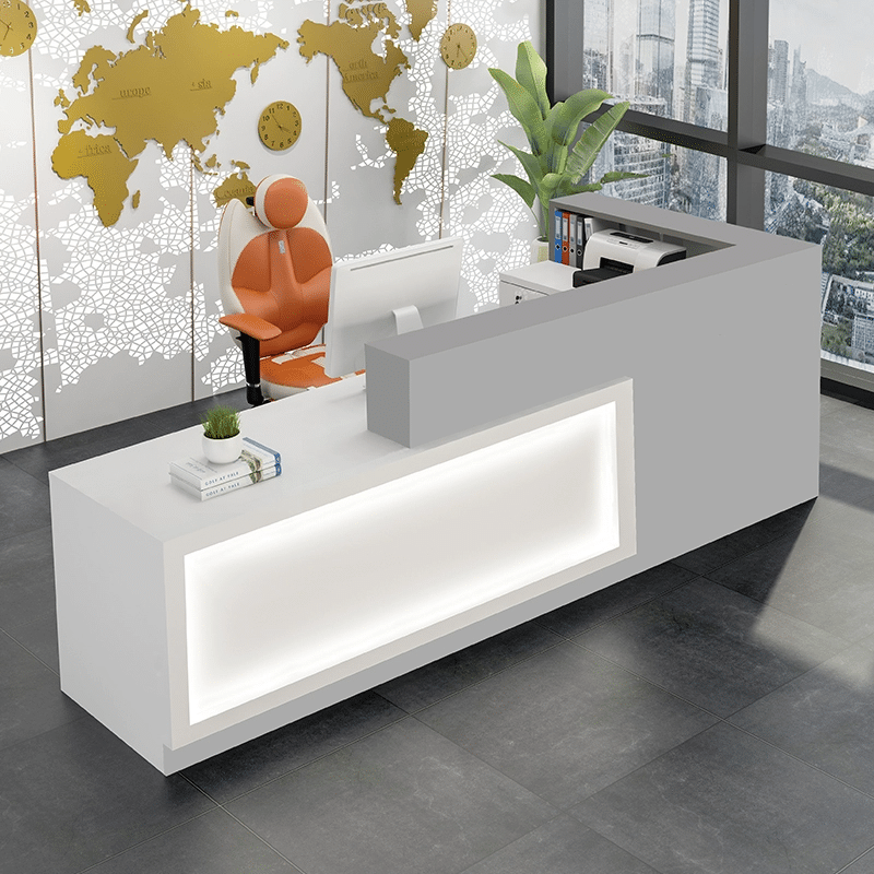 Small Retail Counter Reception Table - Maoters