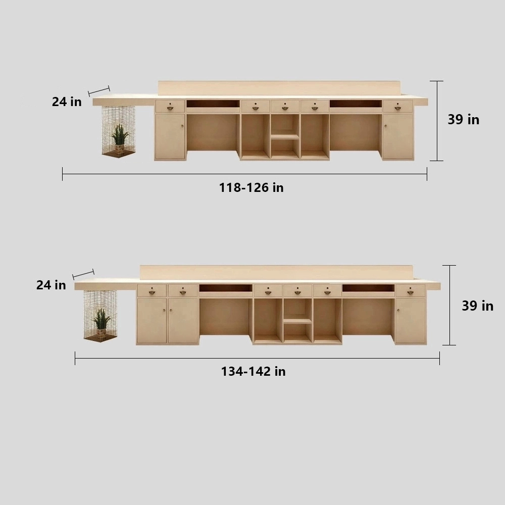 Modern Stylish Reception Cashier Counter