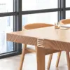 Solid Wood Conference Table - Elegance and Utility