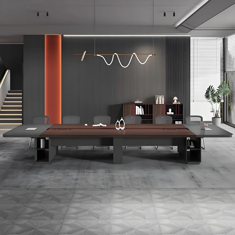 Sturdy Large Rectangular Conference Table