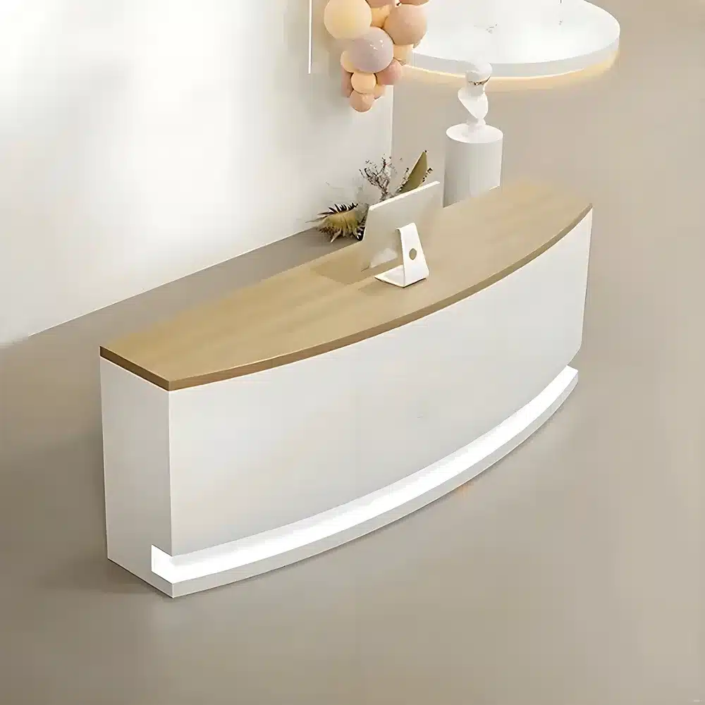 Modern Light Reception Desk Modern Light Reception Desk