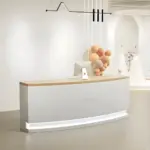 Modern Light Reception Desk