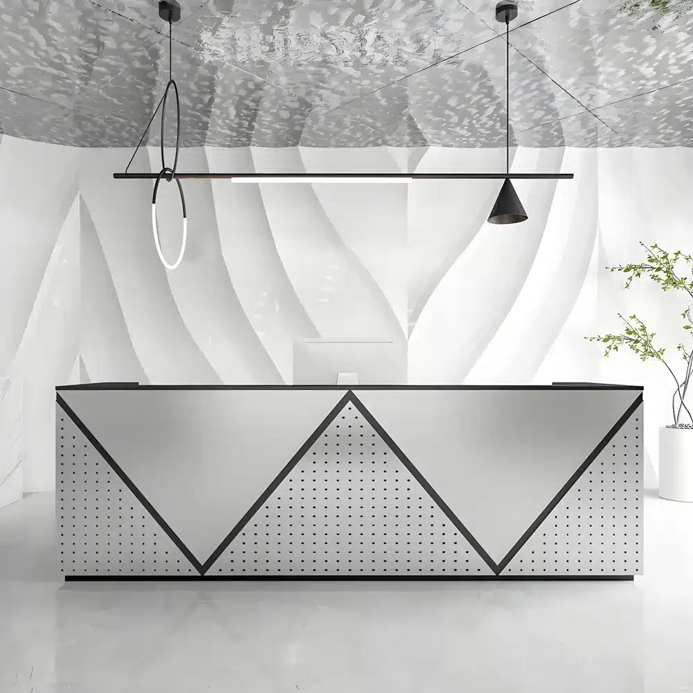 Simple Modern Light Luxury Reception Desk Simple Modern Light Luxury Reception Desk