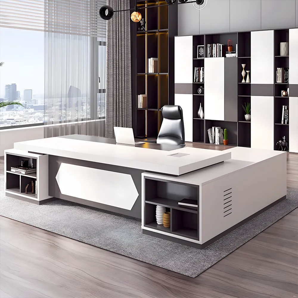 Modern Artificial Board President Table - Maoters Modern Artificial Board President Table - Maoters