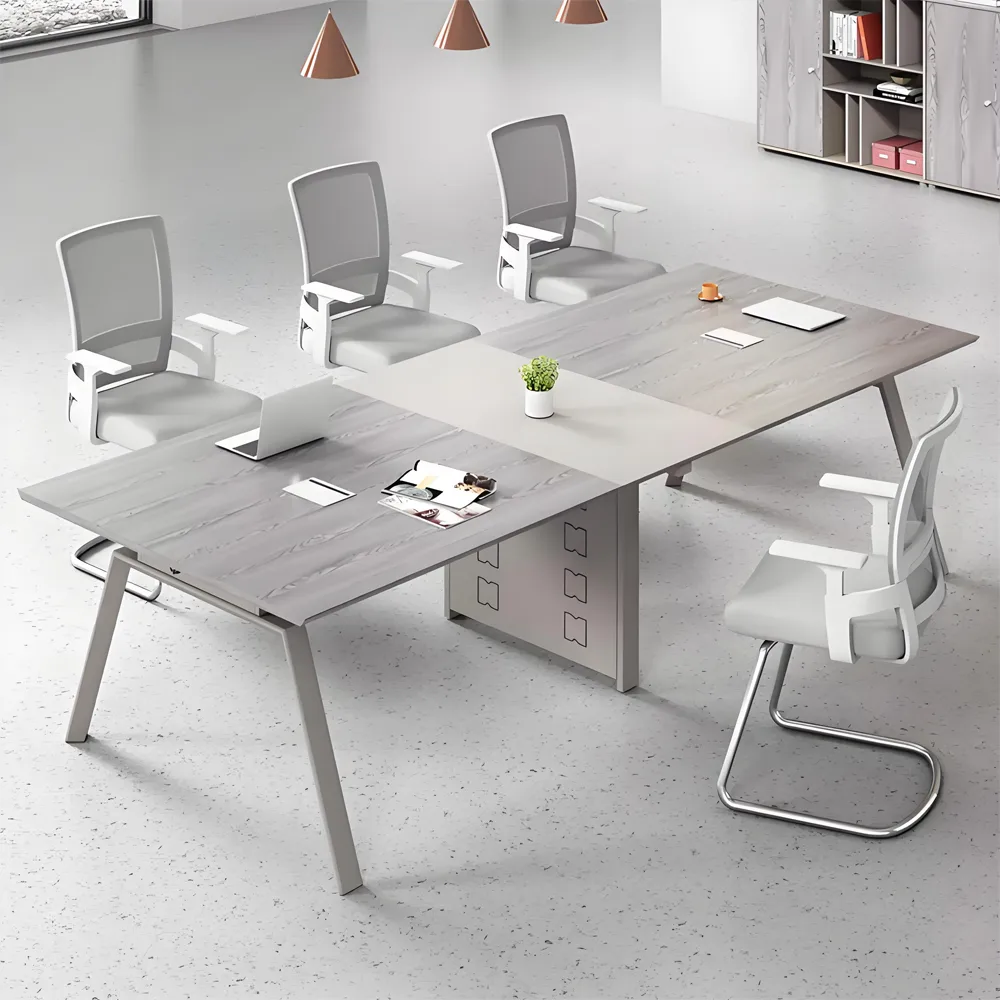 Slanted Edge Lacquered Conference Table