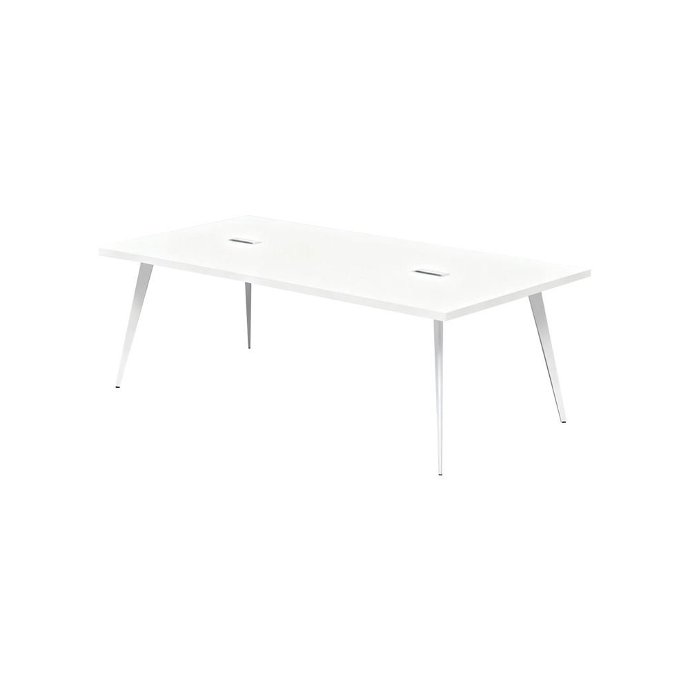 White Rectangular Conference Table – Maoters