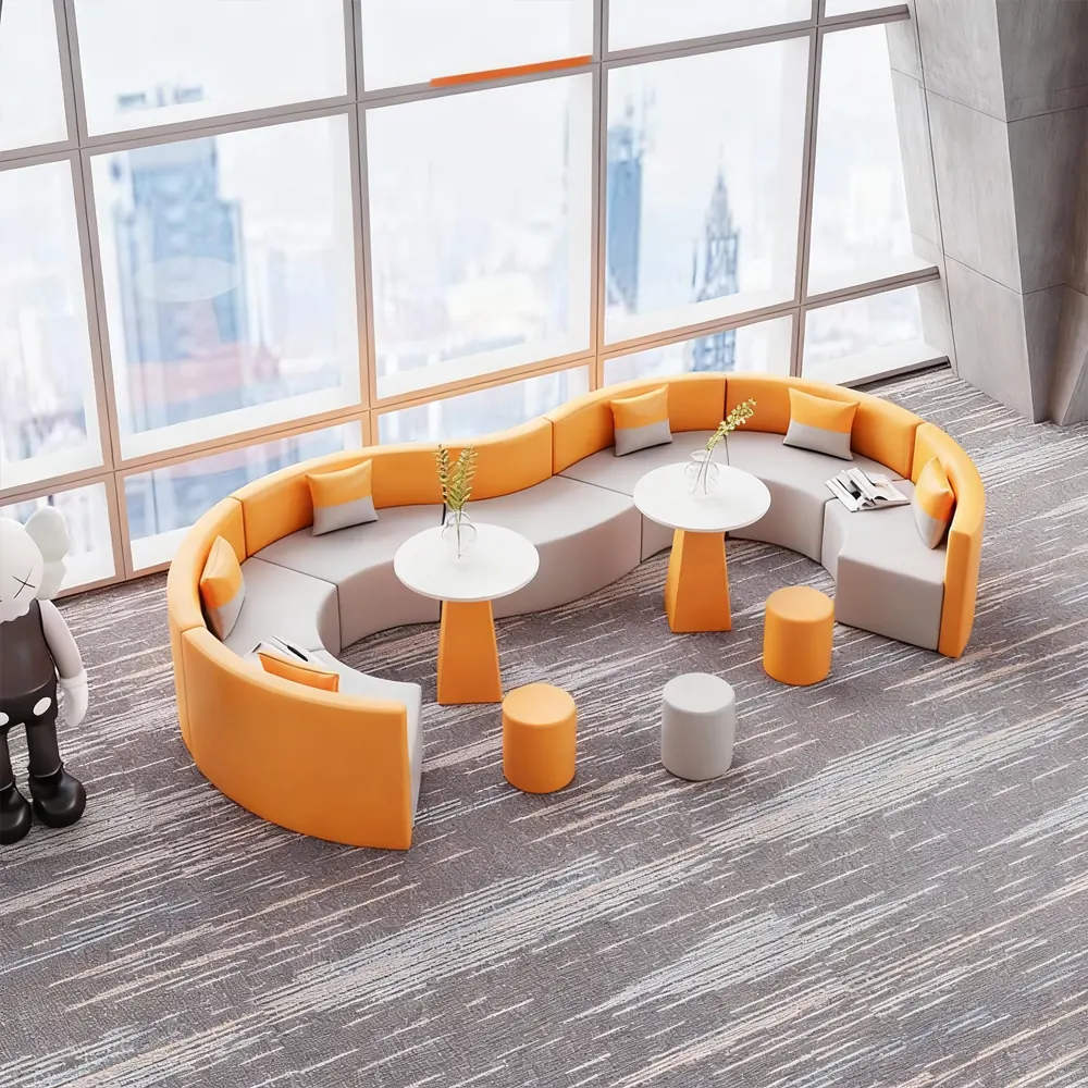 Creative Curved Circular Sofa Set - Enhance Your Space