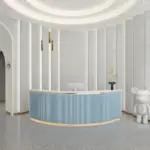 Simple Modern Round Bar Cashier Table - Maoters