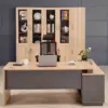 L-Shape Corner Desk Executive Office Desk Computer Table