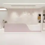 Rectangular Laminate Reception Desk