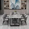 Elegant Nordic-Style Marble Conference Table Elegant Nordic-Style Marble Conference Table