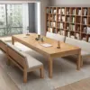 Elegant Solid Wood Minimalist Conference Table - Maoters Elegant Solid Wood Minimalist Conference Table - Maoters