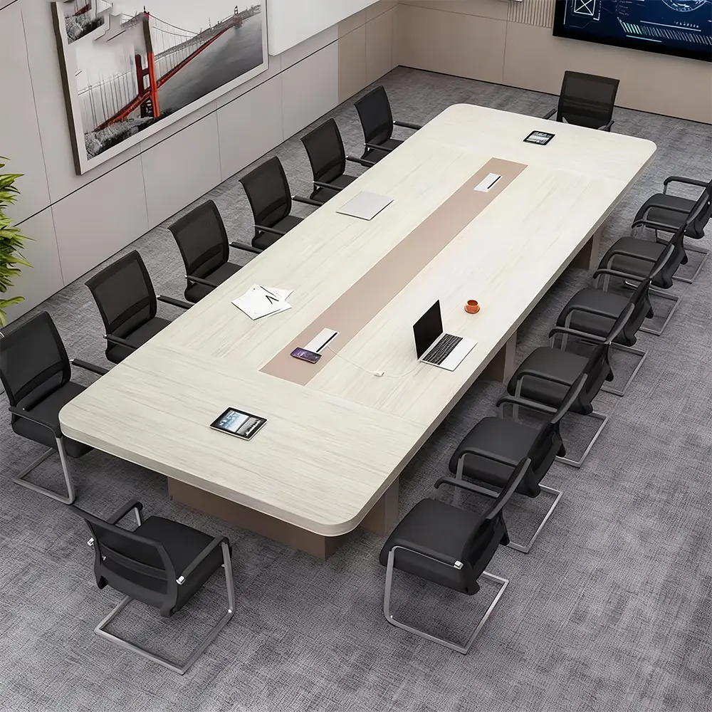Large Minimalist Negotiation Table - Maoters Large Minimalist Negotiation Table - Maoters