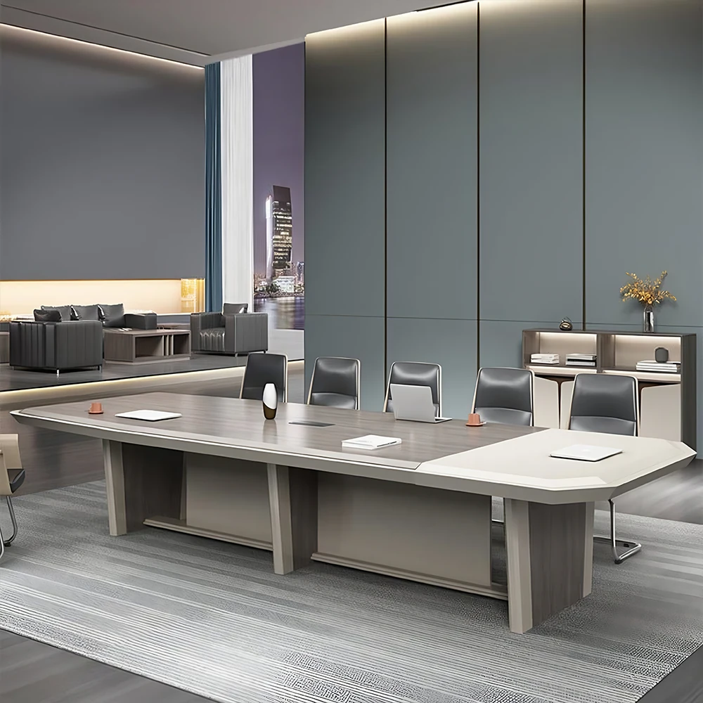 Light Luxury Lacquered Conference Table - Long Table