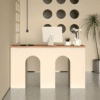 Cream Style Cashier Shop Small Bar