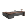 Desk with LED Strip Lighting for Executives