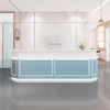 Rectangle Engineered Wood Reception Desk