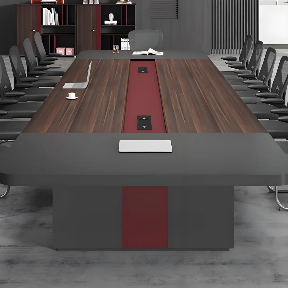 Sturdy Large Rectangular Conference Table
