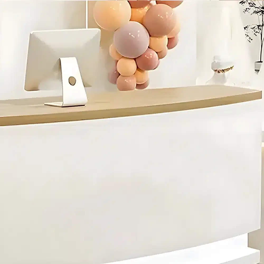 Modern Light Reception Desk