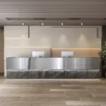 Stainless Steel Cash Register Desk - Maoters