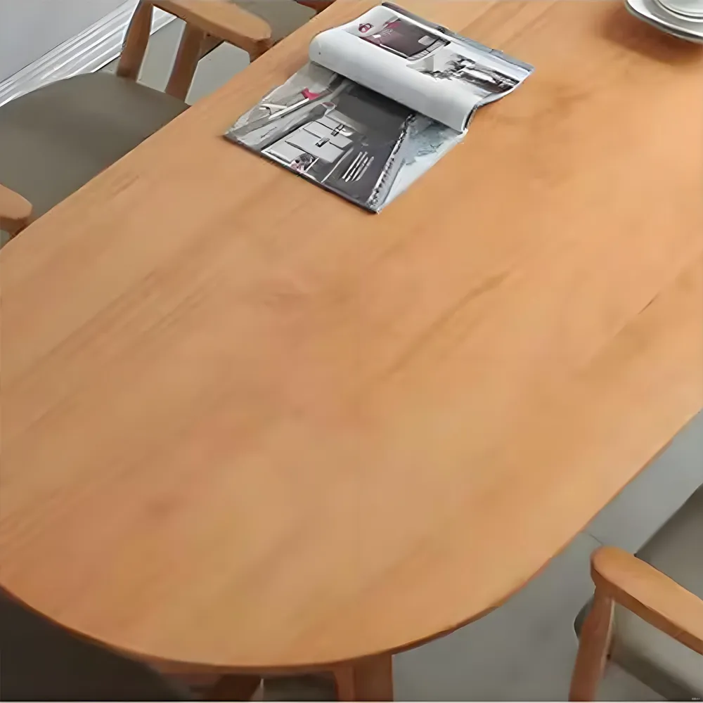 Oval Small Home Log Conference Table - Maoters