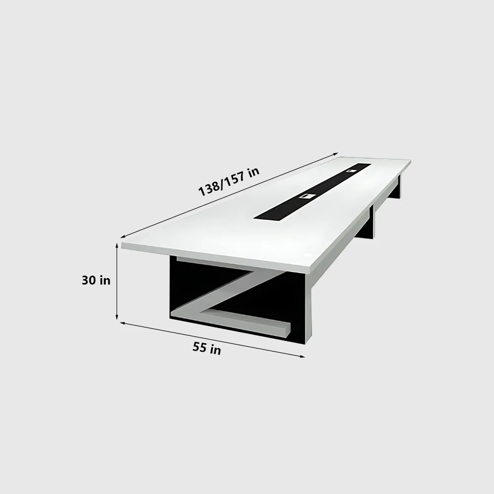 Premium Large Panel-Style Conference Table - Maoters