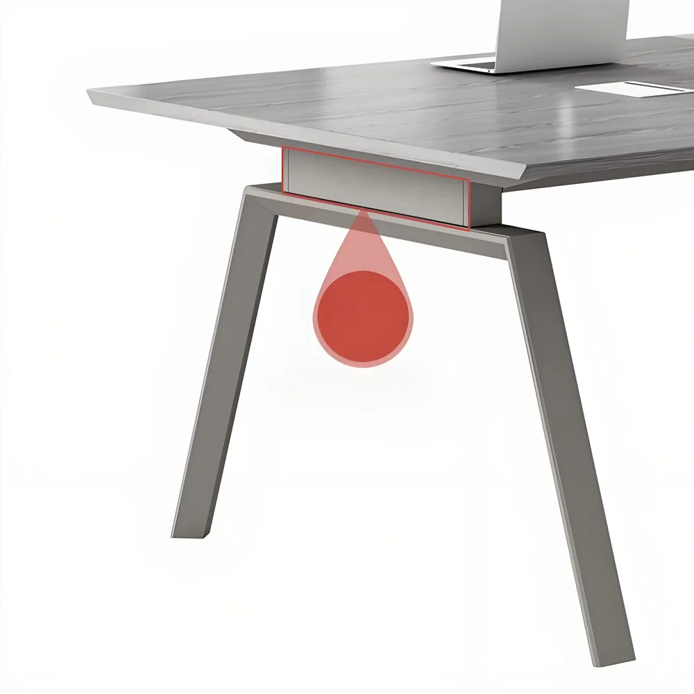 Slanted Edge Lacquered Conference Table