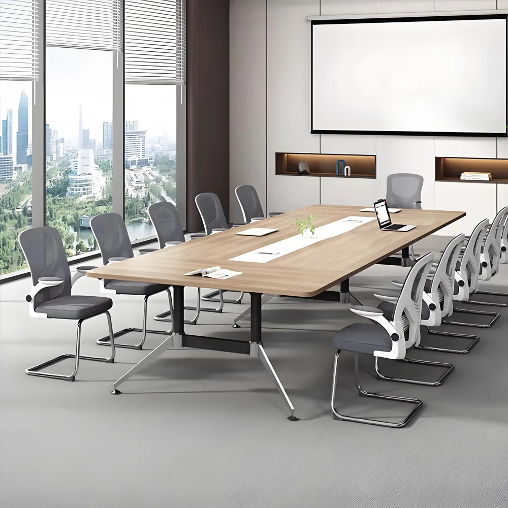 Sleek and Functional Modern Conference Table Set