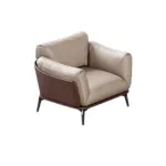 Small Business Office Sofa - Orange, Two Seater