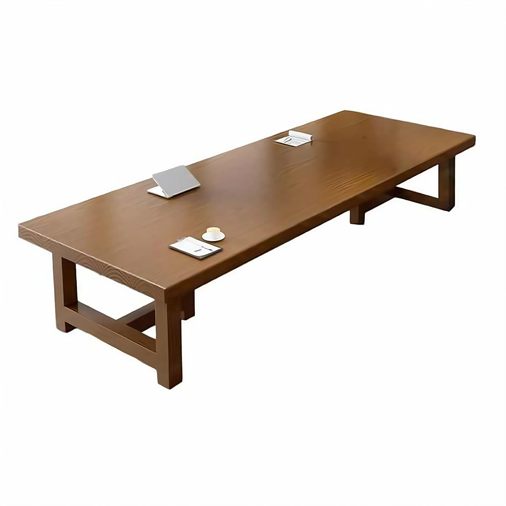 Long Rustic Wooden Conference Table - Maoters Long Rustic Wooden Conference Table - Maoters