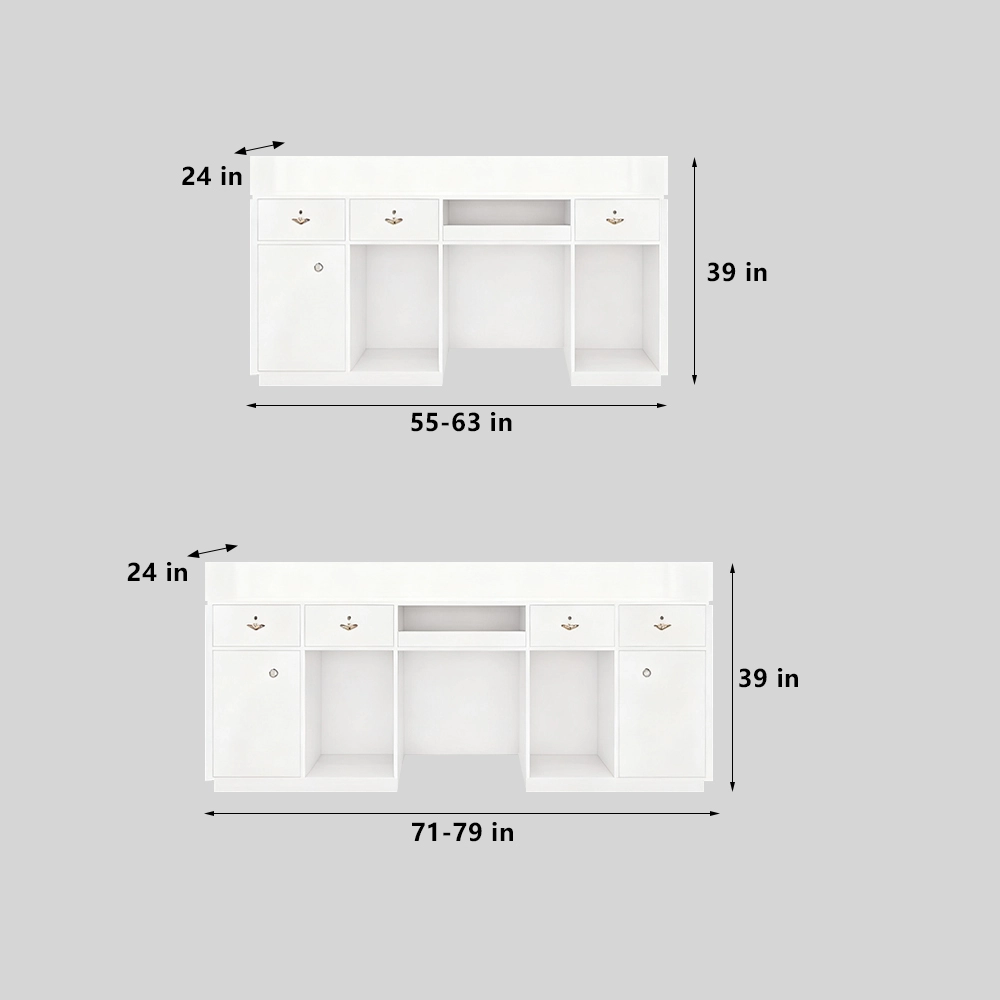 Modern Reception Desk with Cashier Counter Modern Reception Desk With Cashier Counter