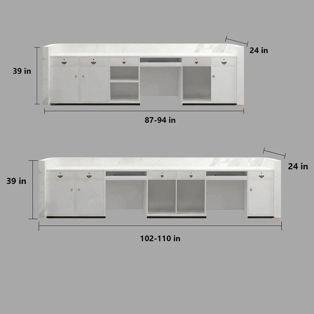 Multifunctional Storage Reception Desk