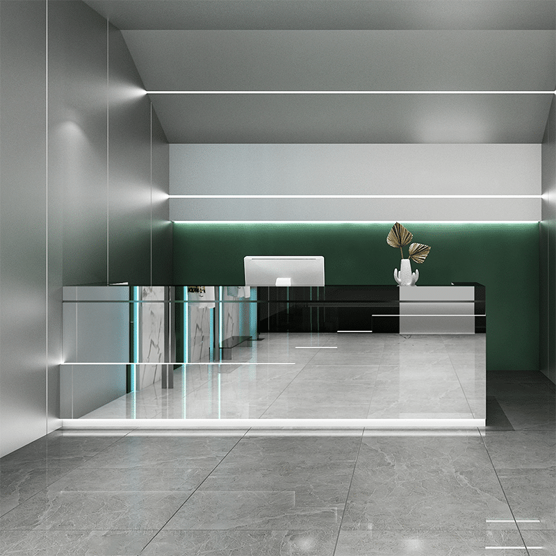 Modern Stainless Steel Cashier Desk - Maoters