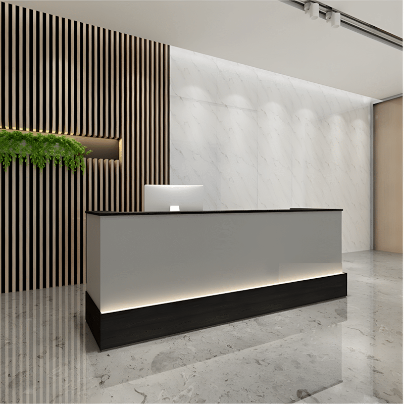 Modern Light Luxury Reception Desk - Maoters
