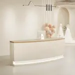 Modern Light Reception Desk