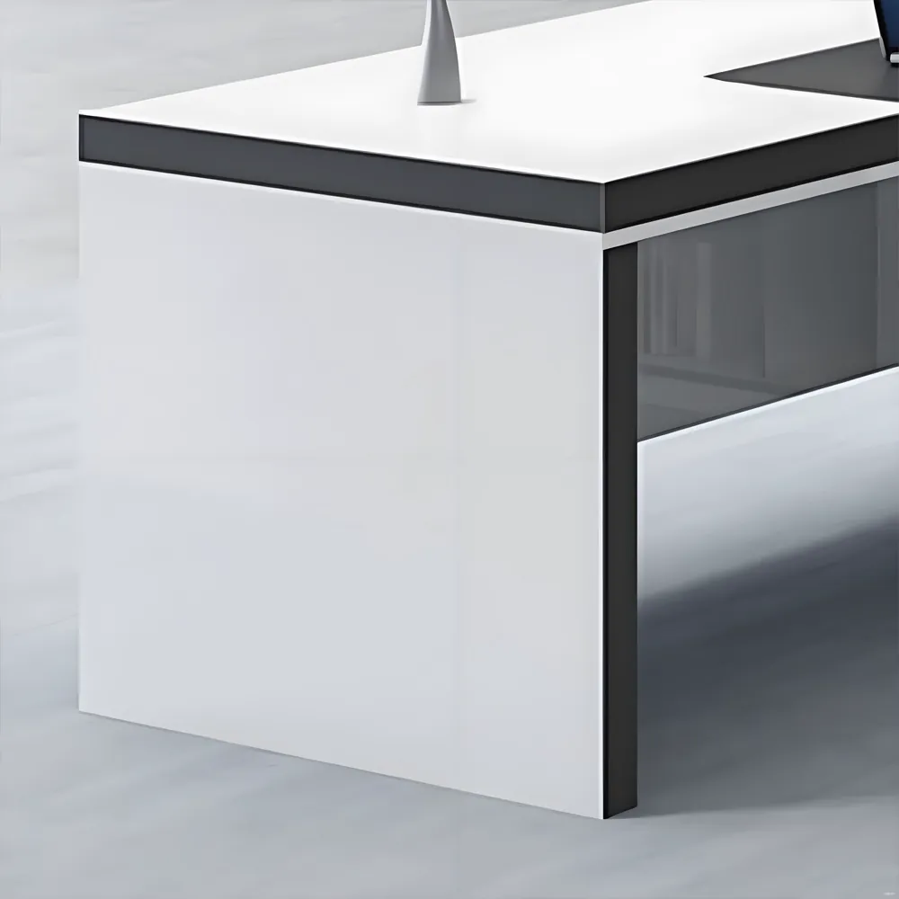 Modern and White Presidential Office Desk