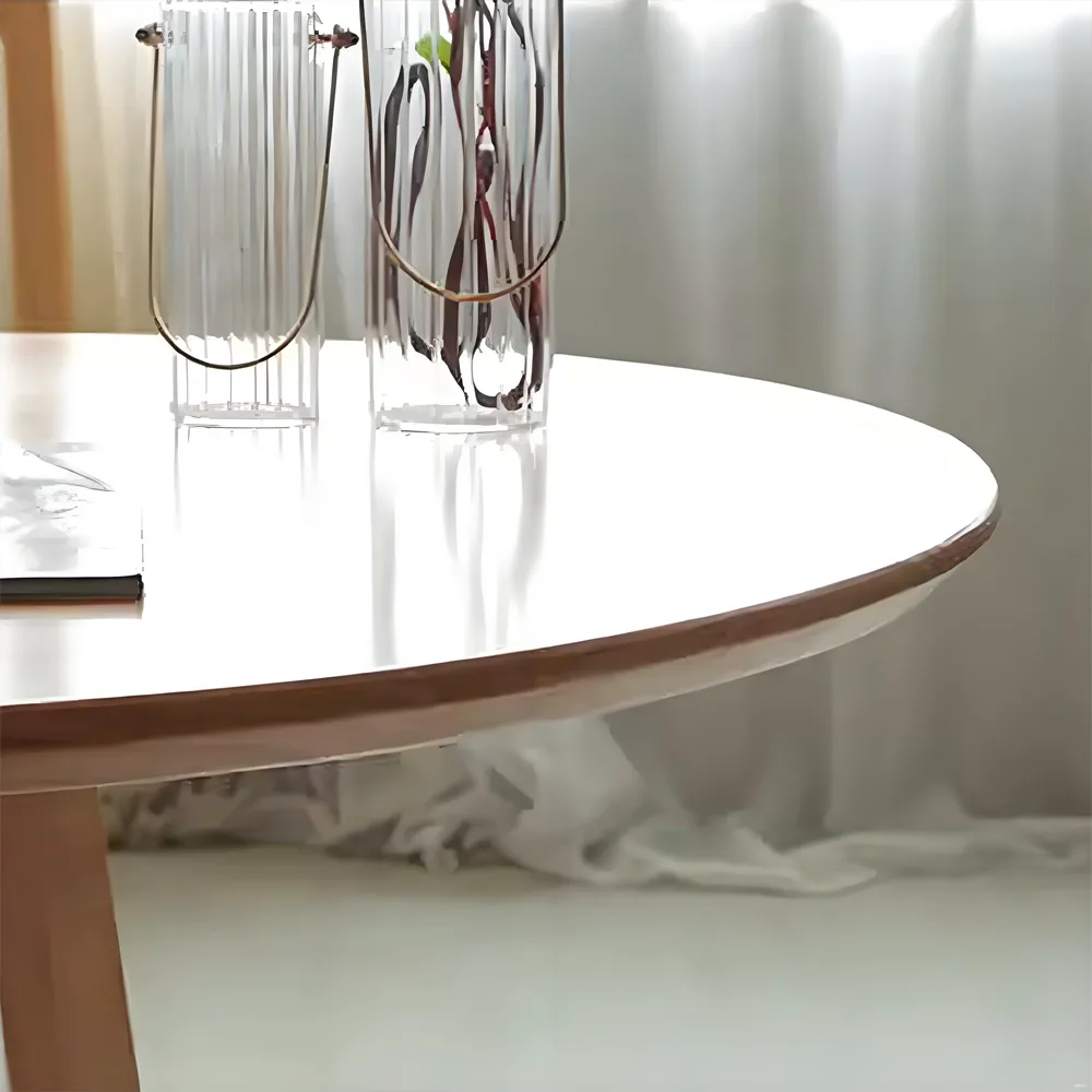 Oval Small Home Log Conference Table - Maoters