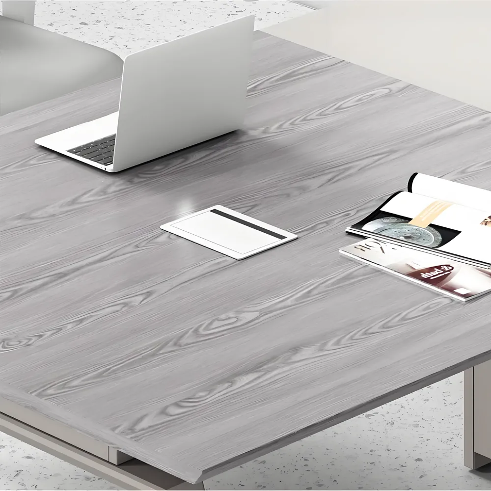 Slanted Edge Lacquered Conference Table