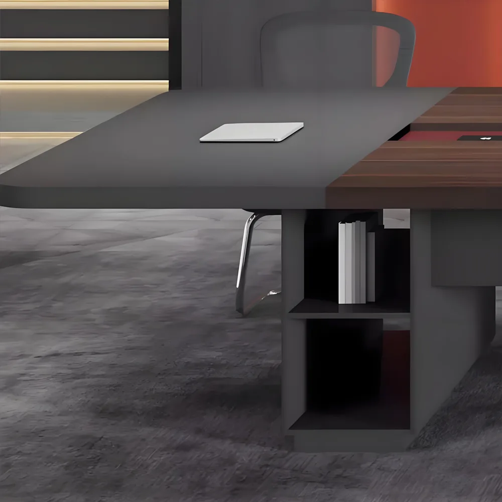 Sturdy Large Rectangular Conference Table