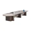 Light Luxury Conference Table - Simple Modern Oval