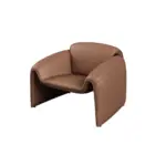 Coffee Leather Sofa - Maoters