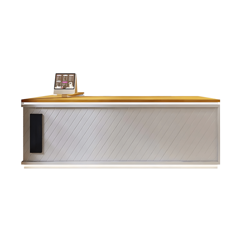 Simple Milk Tea Coffee Bar Baking Counter