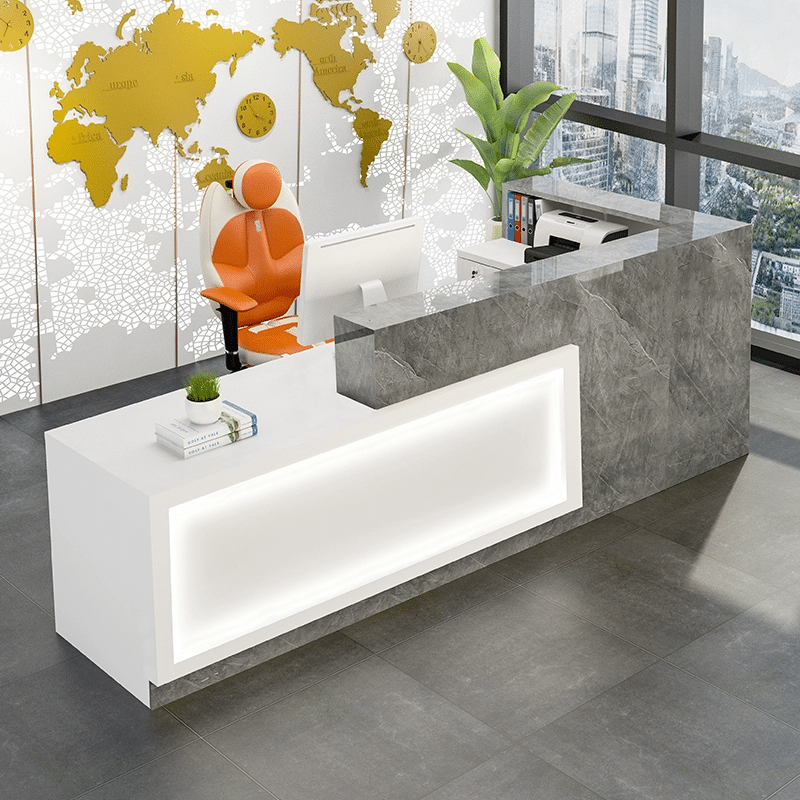 Small Retail Counter Reception Table - Maoters