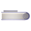 Modern Minimalist Curved Counter - Maoters